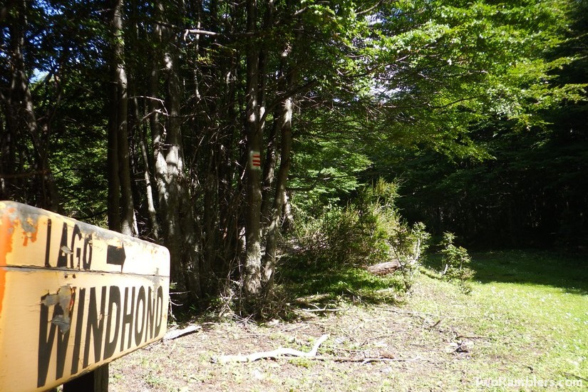 Waymark to Lago Windhond, Isla Navarino