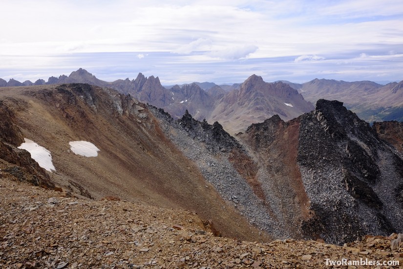 Snow on mountains, Isla Navarino