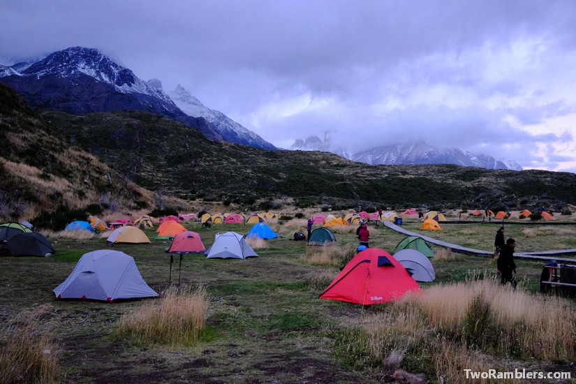 Paine Grande campsite, Torres del Paine