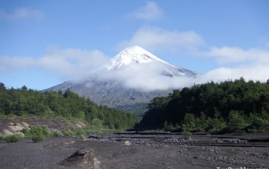 At the foot of Volcano Osorno