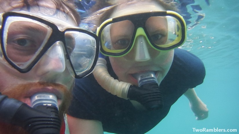 Underwater selfie, Galapagos Islands