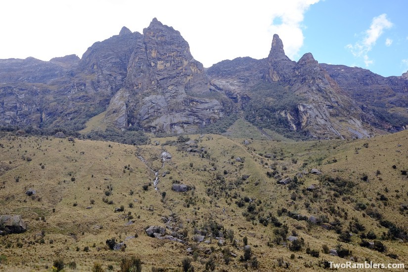 Waterfall, Santa Cruz Trek, Peru