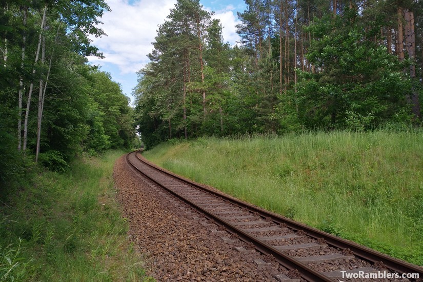 Train tracks to Bad Saarow, Brandenburg