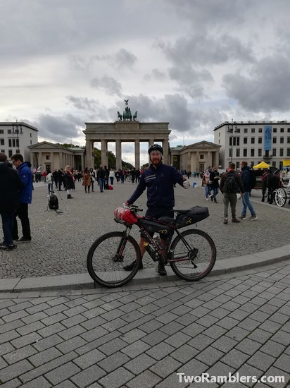 Brandenburger Tor, end of bikepacking from Brussels to Berlin